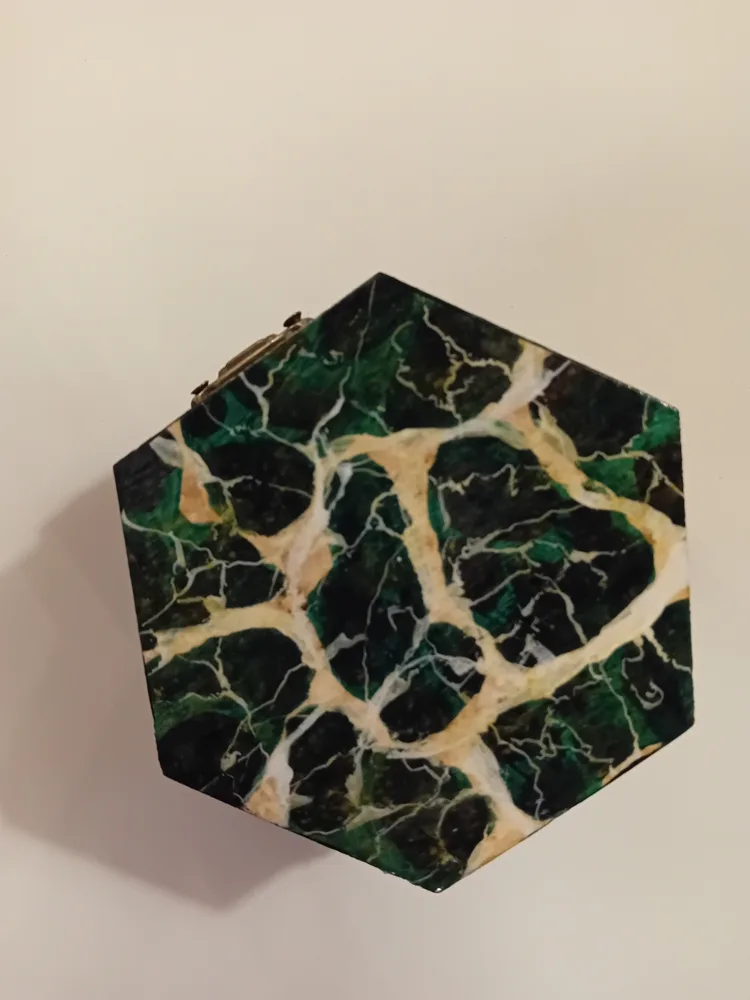 Boîte Hexagone — Vert de Mer
